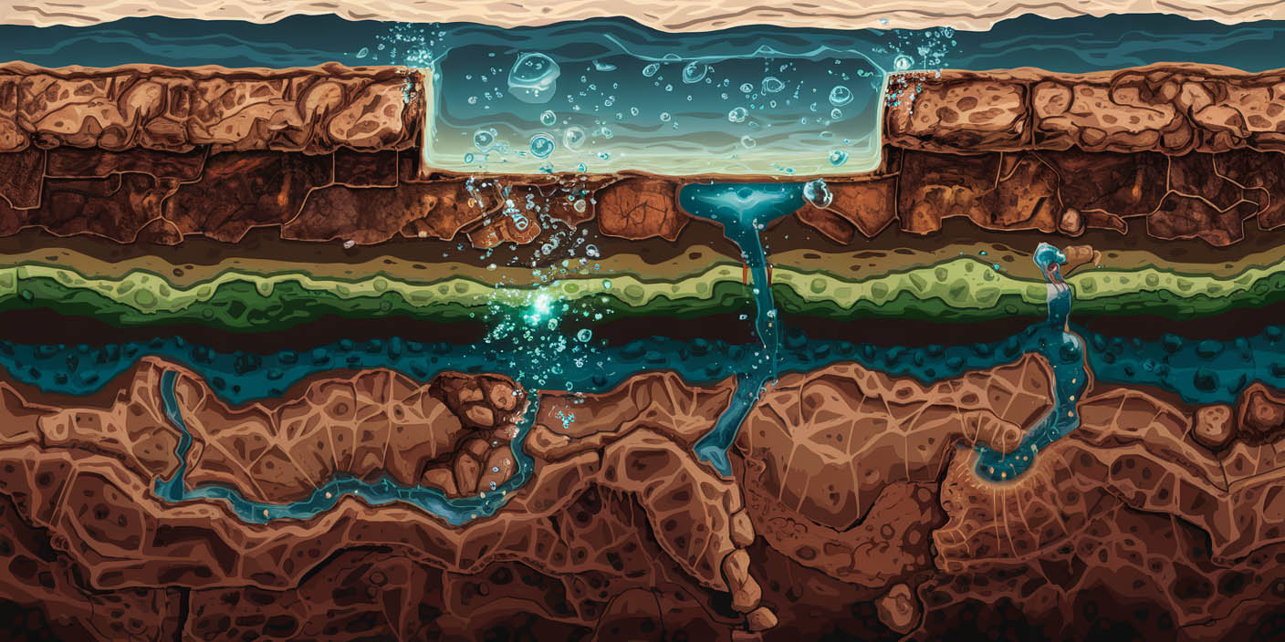 hydrogene dans les sous terrain