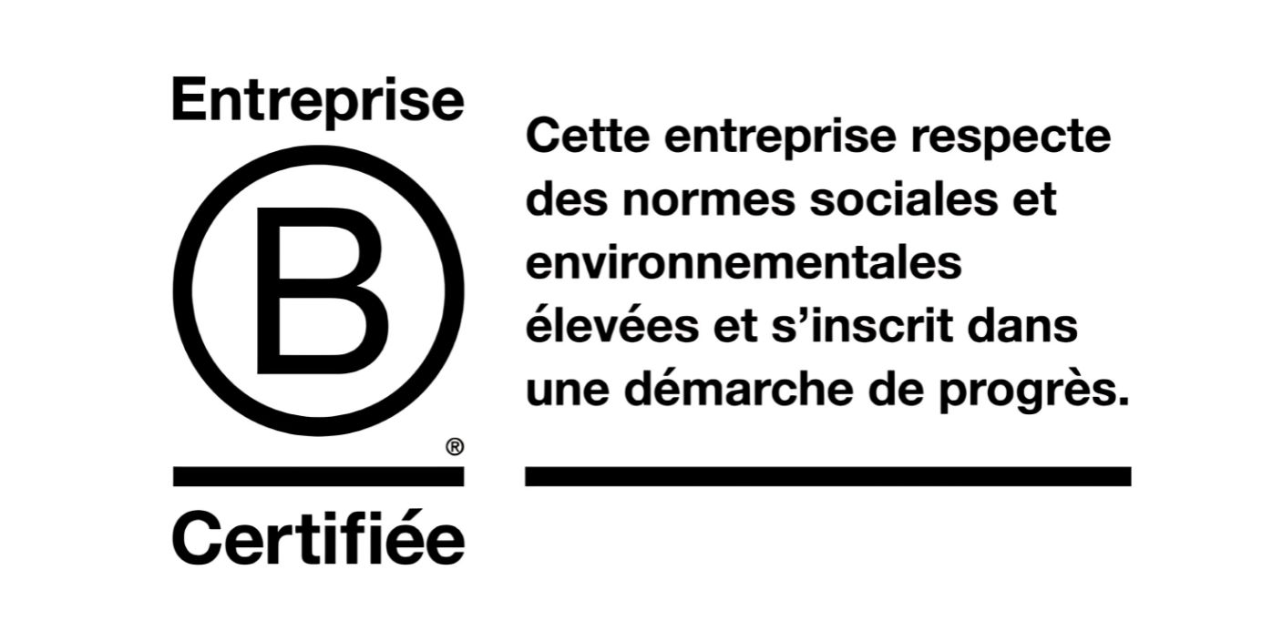 Certification B Corp pour les entreprises respectant des normes élevées en matière sociale et environnementale.